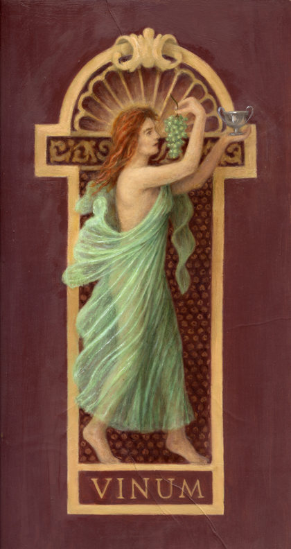 oil painting, figure, allegory, Melville Holmes