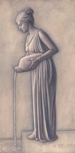 oil painting, figure, Melville Holmes